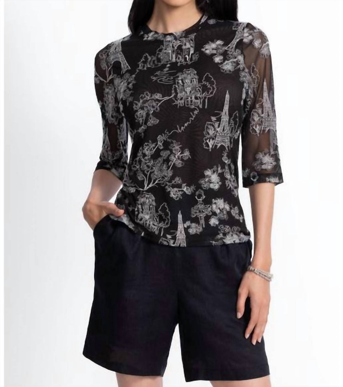 Johnny Was - KAIA MESH TEE LOUISE