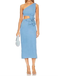 Patbo - Flower Applique Midi Dress