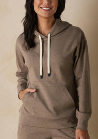 The Normal Brand Puremeso Everyday Hoodie in taupe - women's top