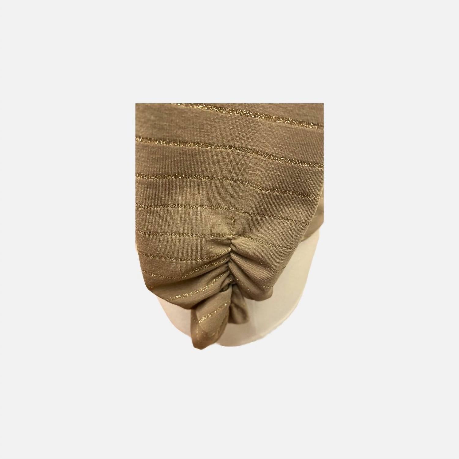 Elliott Lauren - Metallic Stripe Top