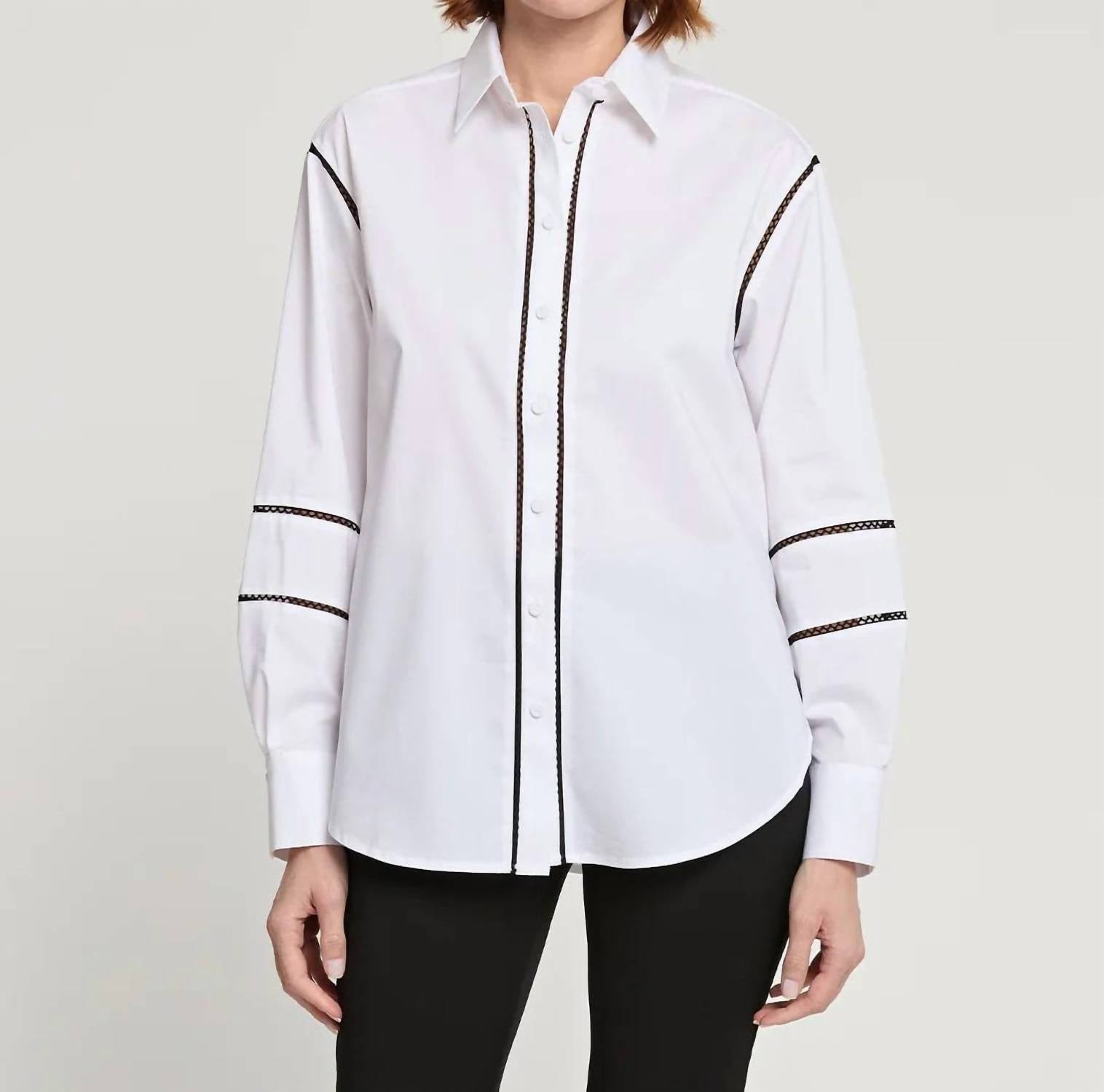 Hinson Wu - Halsey Trimmed Shirt