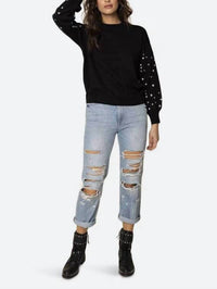 27 Miles Malibu - CELESTE EMBROIDERED STAR PULLOVER