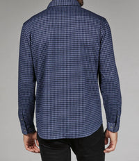 7Diamonds - Generation Knit Houndstooth Long Sleeve Shirt
