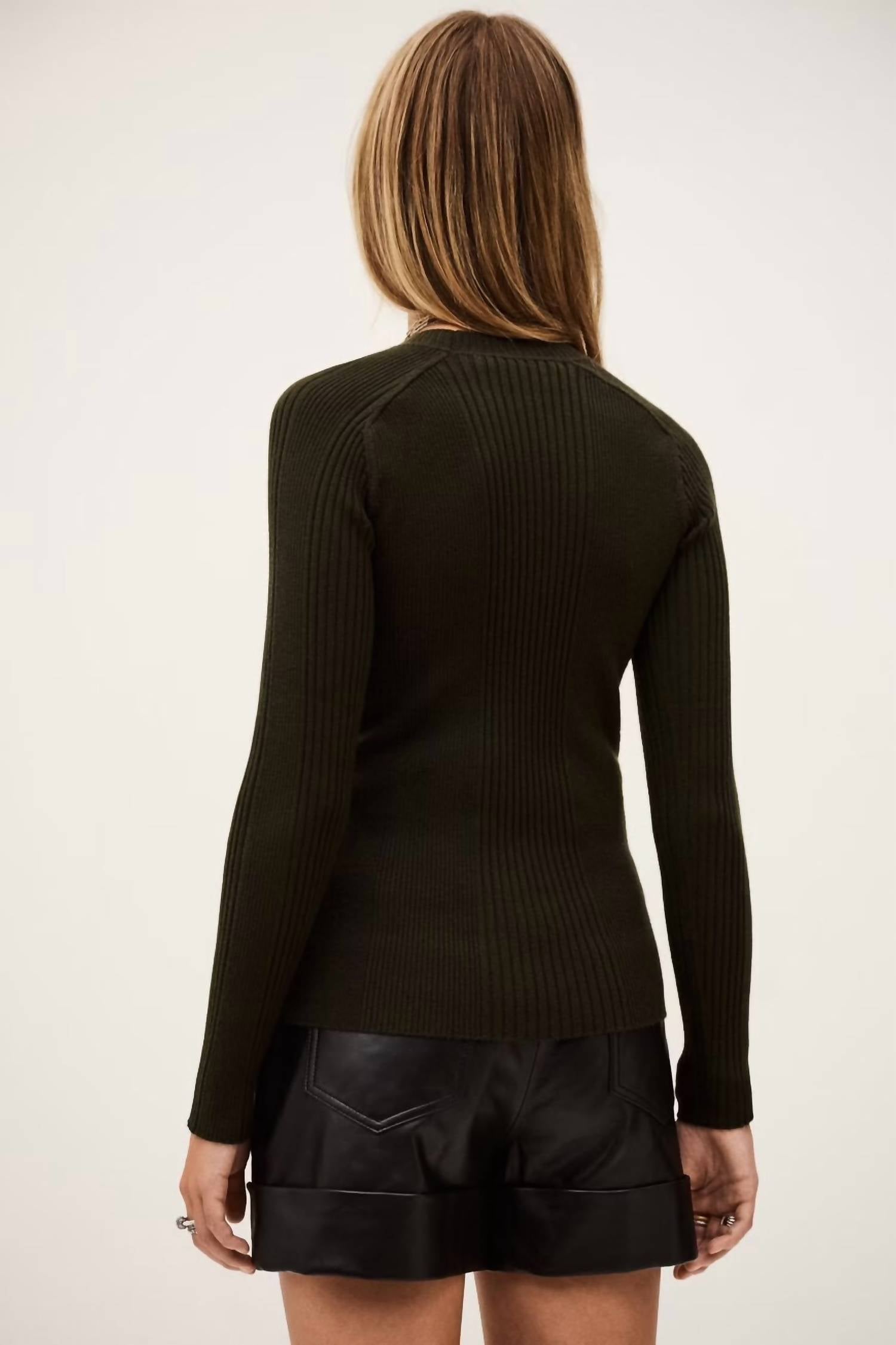 Ba&Sh - Banny Round-neck Corduroy Jumper Top