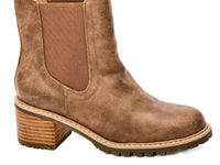 Corkys Footwear Women's Doohickey Bootie in taupe - women's shoe