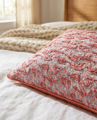 Creative Co-Op - Textured Woven Pattern Lumbar Pillow