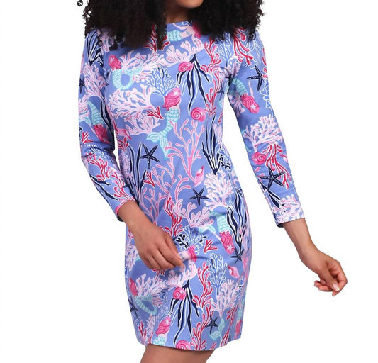 Ana Clare - Ava Under the Sea Mermaid Long Sleeve Dress