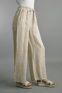 Tempo Paris - Wide Leg Linen Pants