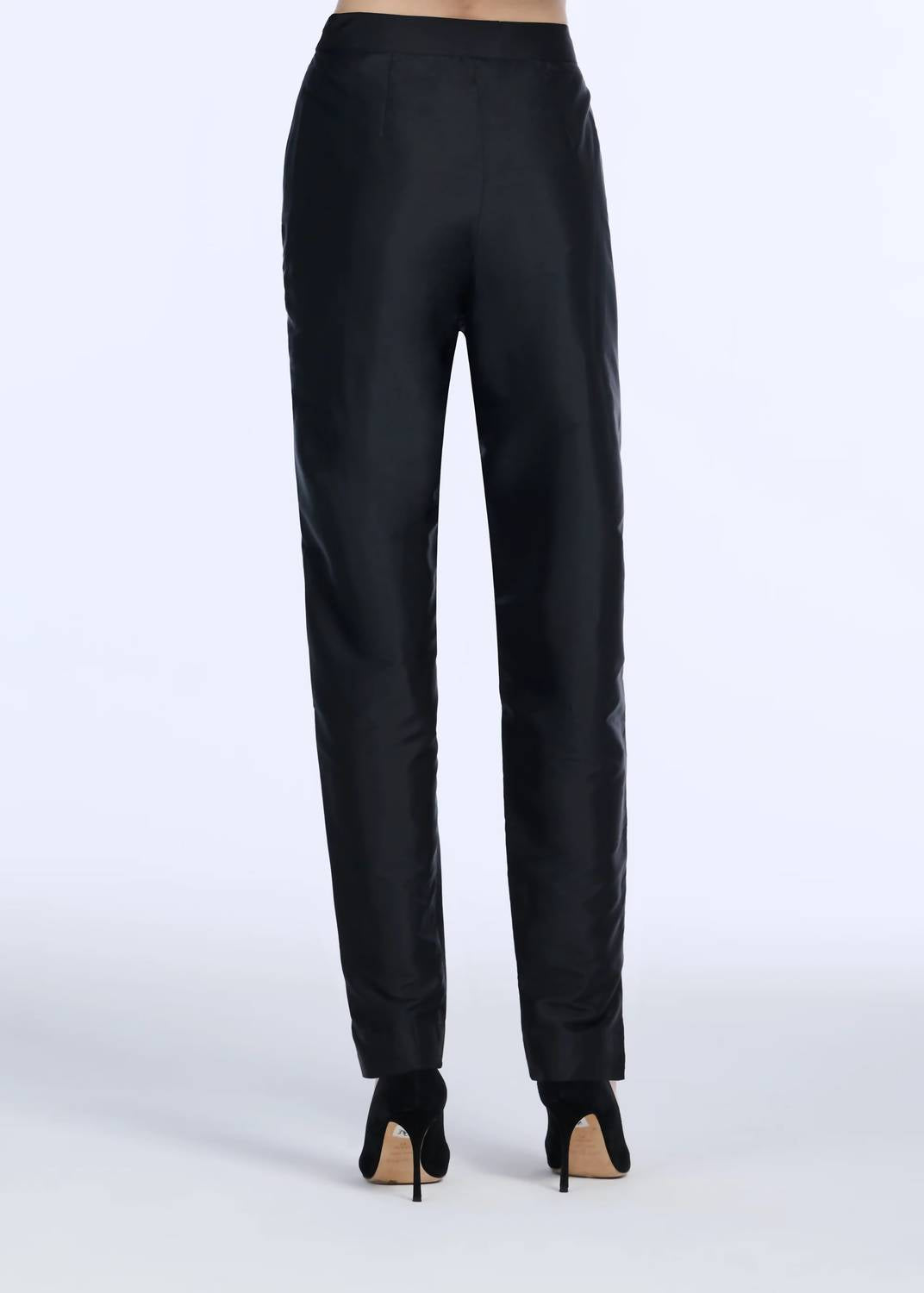 Emily Shalant - Taffeta Slim Leg Pants