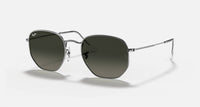 Ray Ban - Hexagonal Flat Lens Medium Non Polarized Sunglasses Rb3548n 004/71