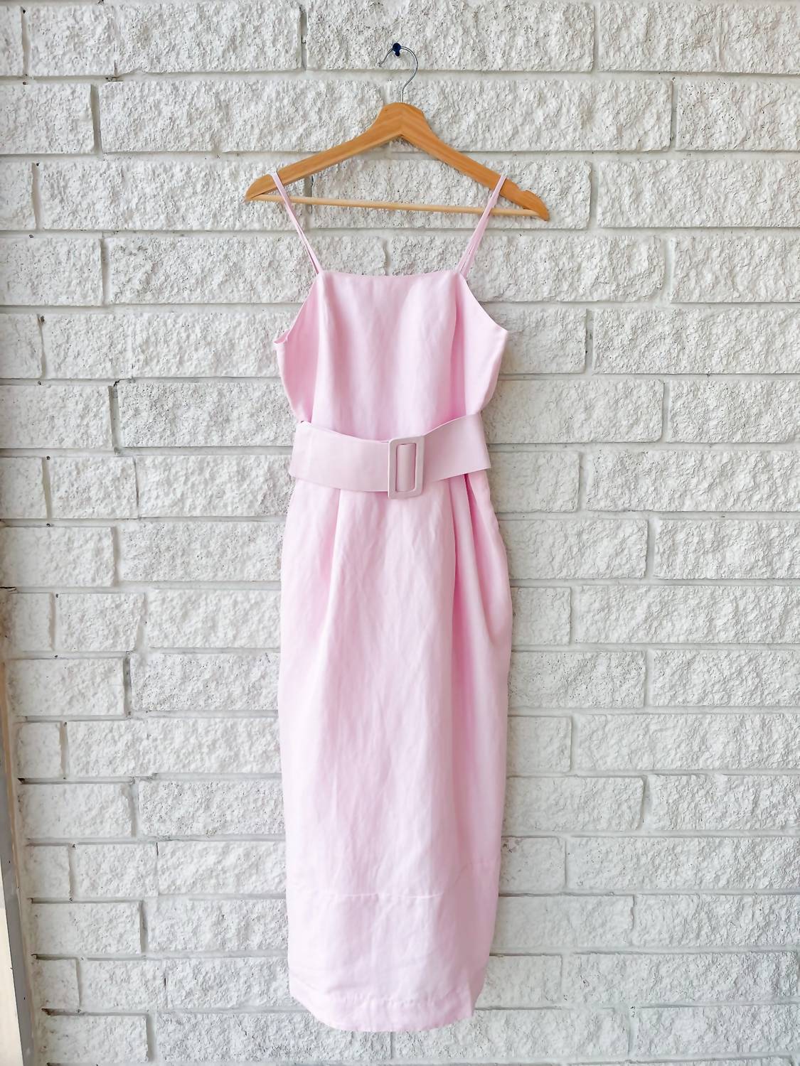 Rosie Assoulin - Artichoke Sleeveless Belted Midi Dress