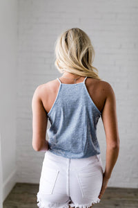 Maitai - Crushed Velvet Halter Top