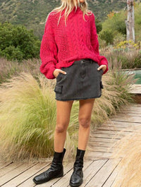 Pol - Chelsey Mock Neck Sweater