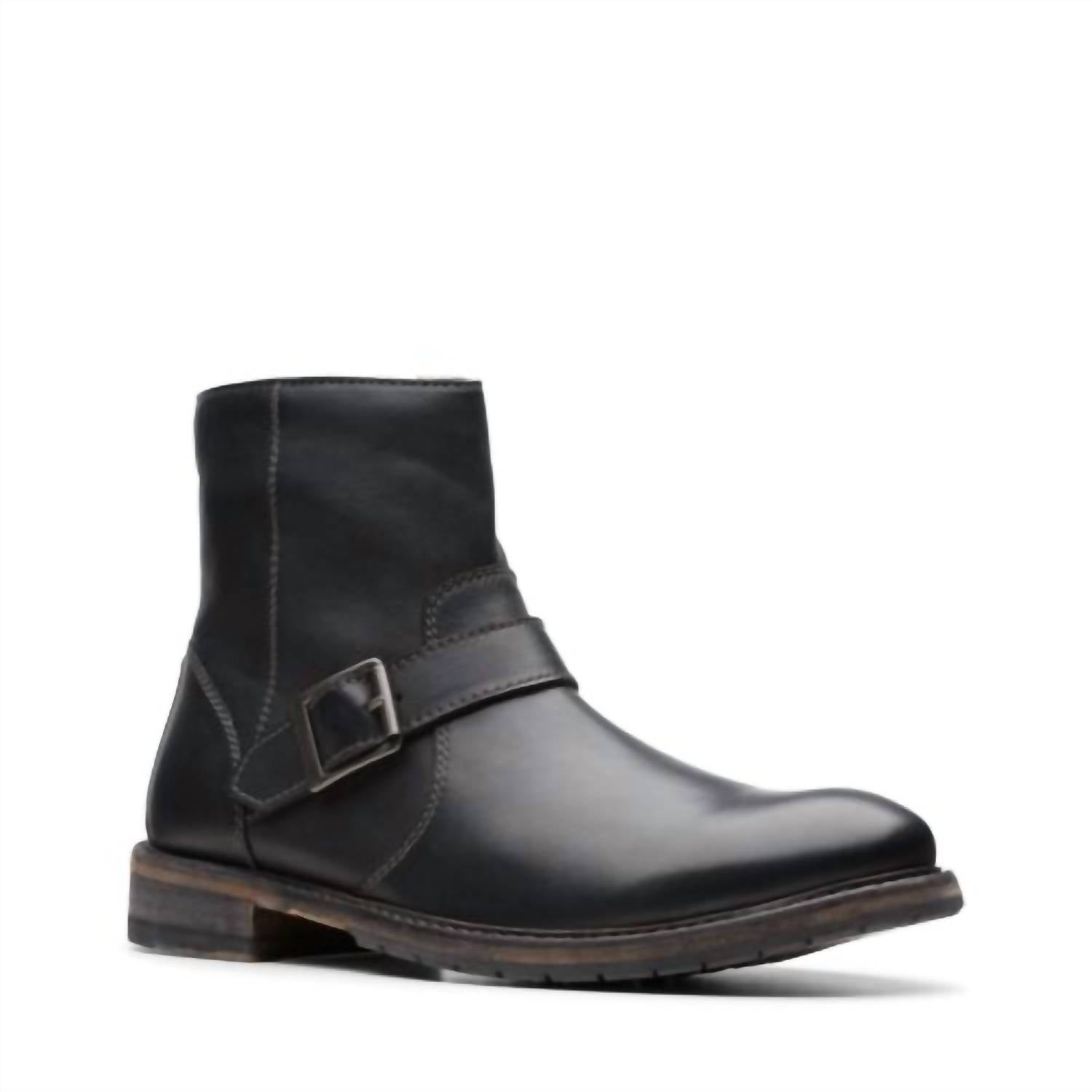 Clarks Men's Clarkdale Spare Ankle Boots in black - men's boots