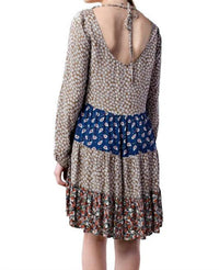 Kori - Mixed Print Tie Back Dress