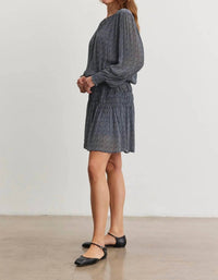 Velvet By Graham & Spencer - Gelila Printed Viscose Smocked Dress