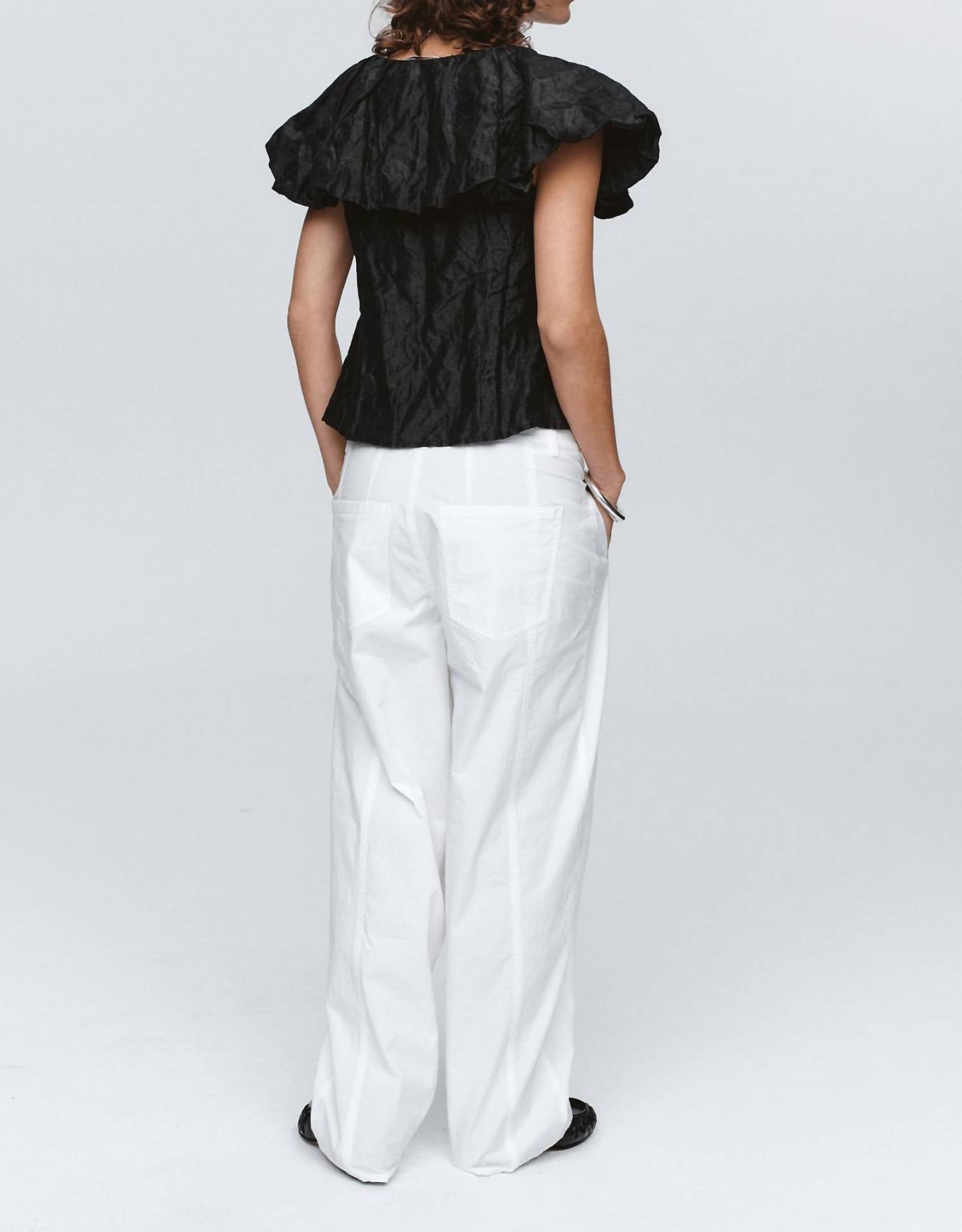 Marle - Andre Textured Ruffle Top