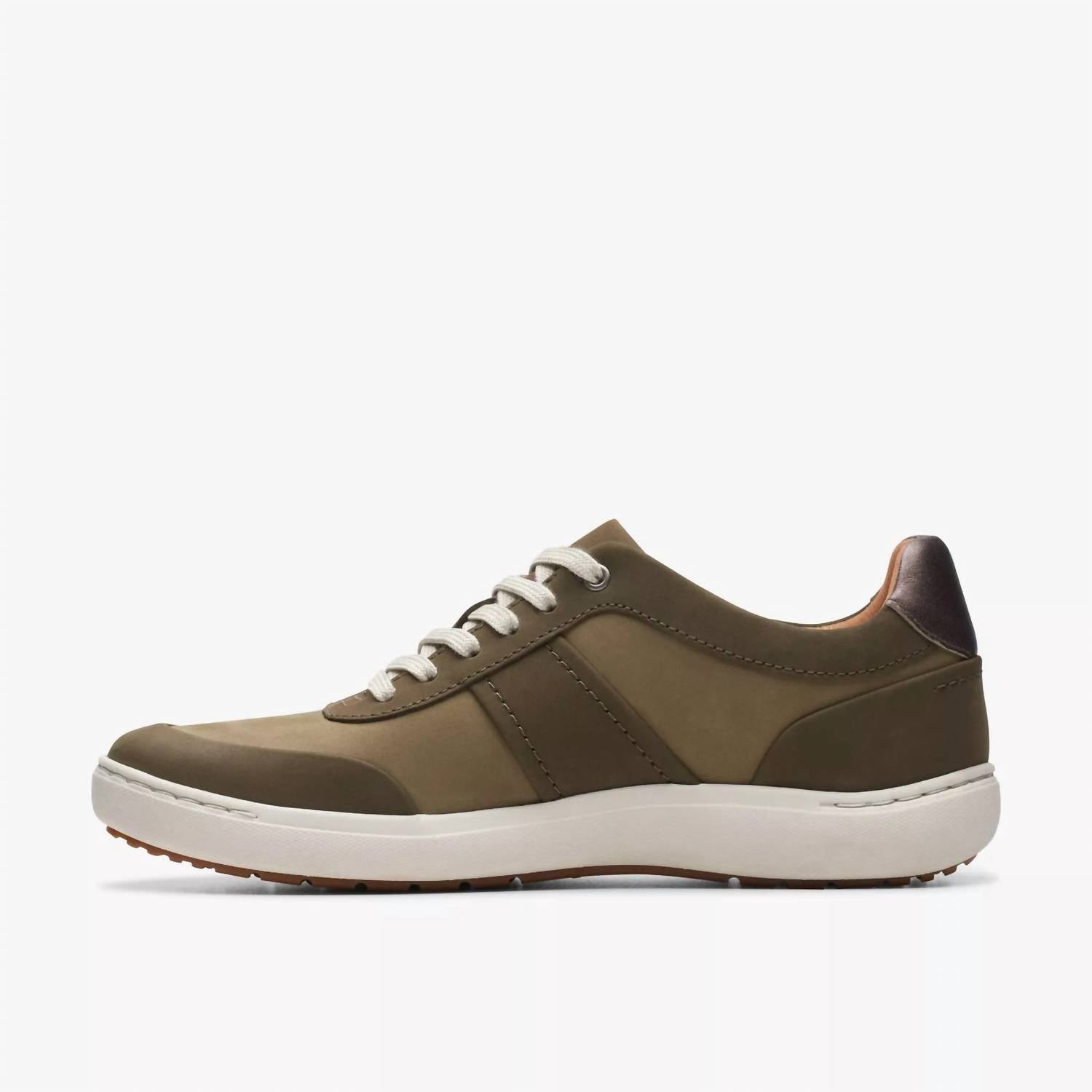 Clarks Women's Nalle Fern Sneakers in olive combination - women's sneaker - view 5