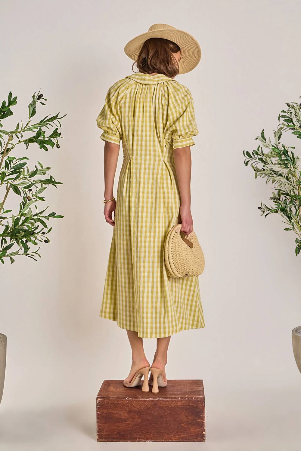 English Factory - Ayla Puff Sleeve Dress