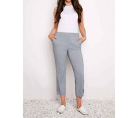 Up! - Techno Button-tab Cropped Pants
