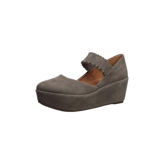Gentle Souls - Women's Nyssa Ruffle Strap Wedge 2