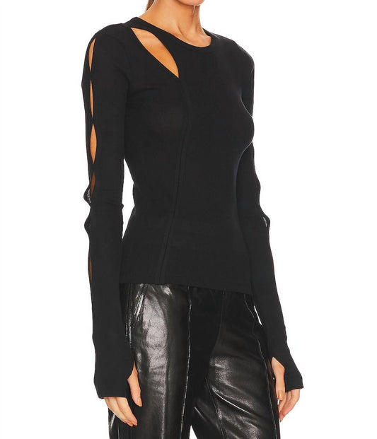 Helmut Lang - Long Sleeve Slash Top