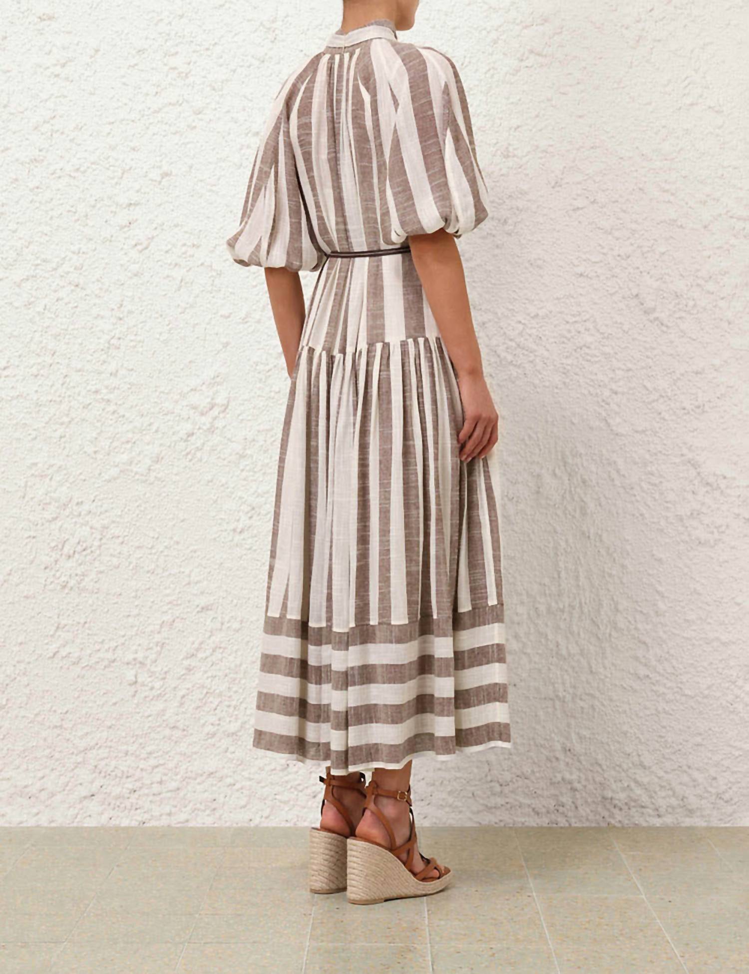 Zimmermann - Acacia Blouson Shirt Dress