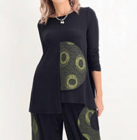 Ic Collection - Half Moon Long Sleeve Top