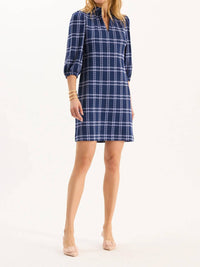 Tyler Boe Sherri Knit Dress in navy sweet lavender - women's dress