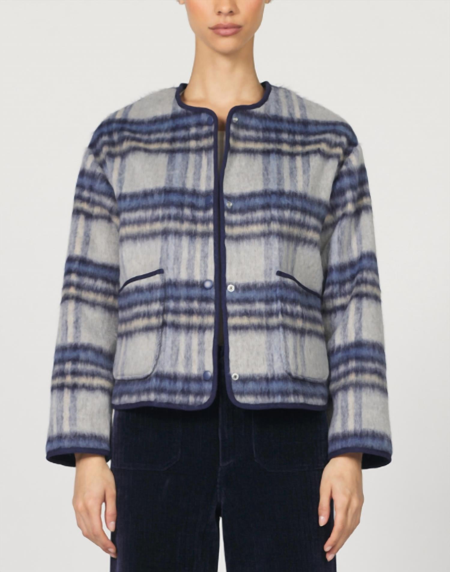 Dear John Denim - Jordyn Wool Plaid Jacket