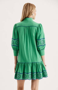 Tyler Boe - Christy Embroidered Skimmer Dress