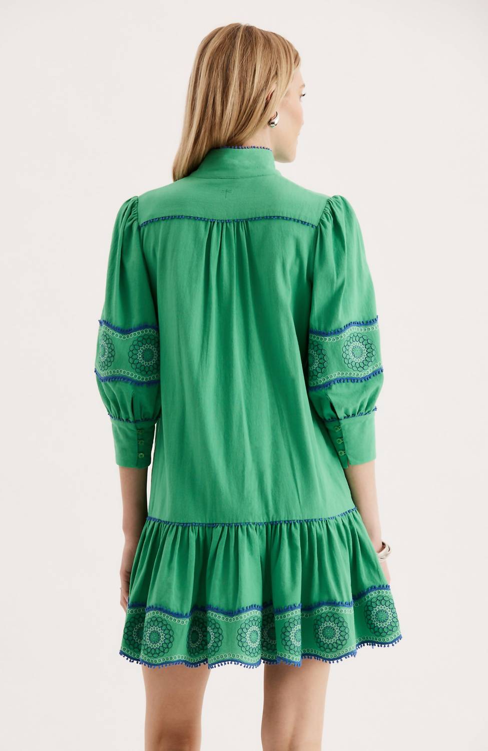Tyler Boe - Christy Embroidered Skimmer Dress