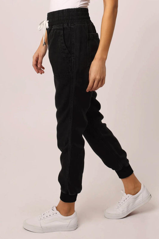 Jacey High Rise Jogger Pants