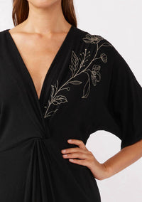 Lovestitch - Front Knot Kimono Dress