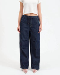 Daze - Jetset Jogger Drawcord Wide Leg Jean