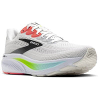 BROOKS Men's Ghost 17 Shoe in white pink clay gecko - men's shoe