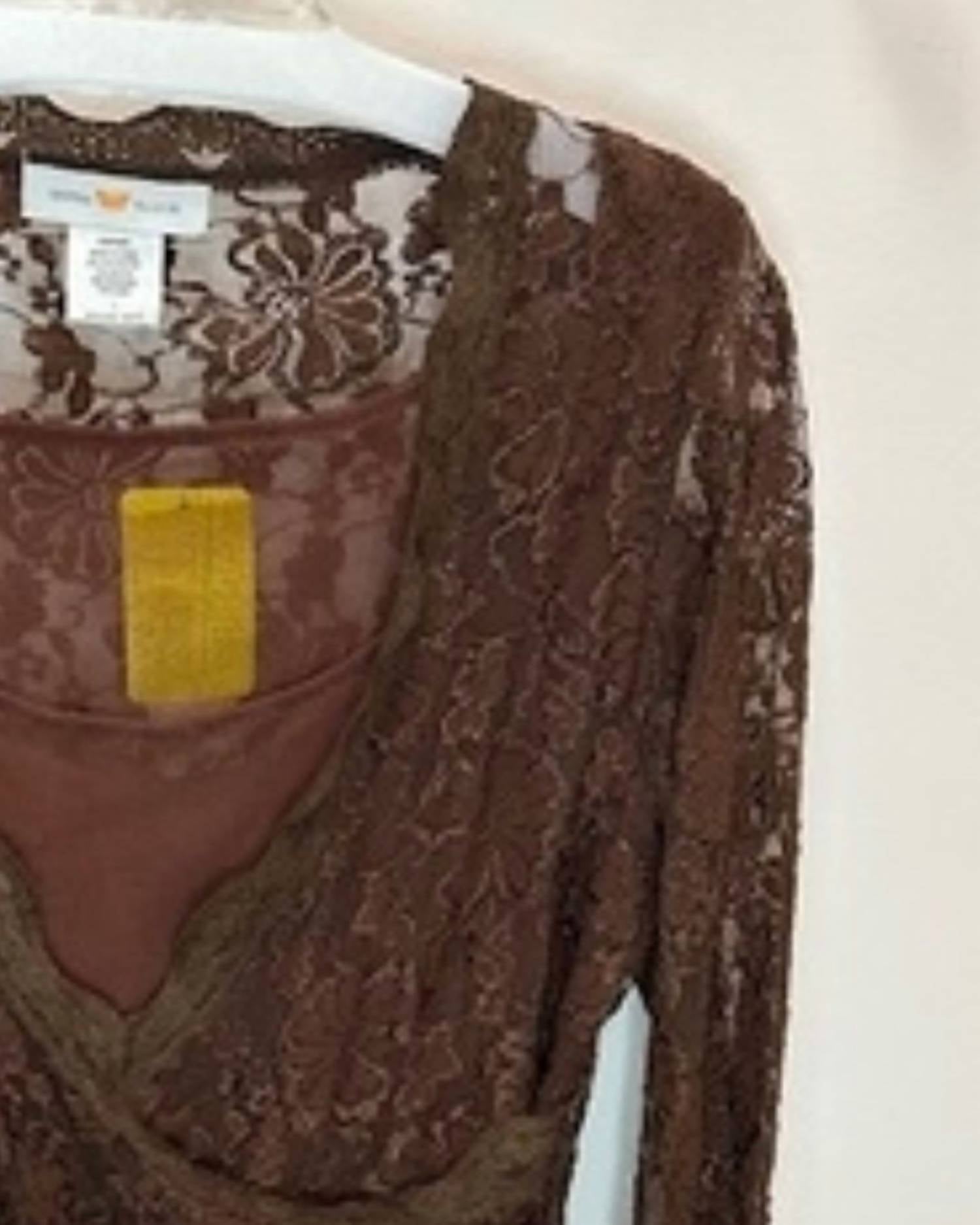Central Falls Co. - Women's Floral Lace Wrap Top