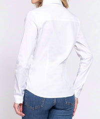 Active Usa - Long Sleeve Button Down Stretch Poplin Shirt