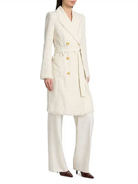 L'Agence - Cooper Unlined Tweed Coat