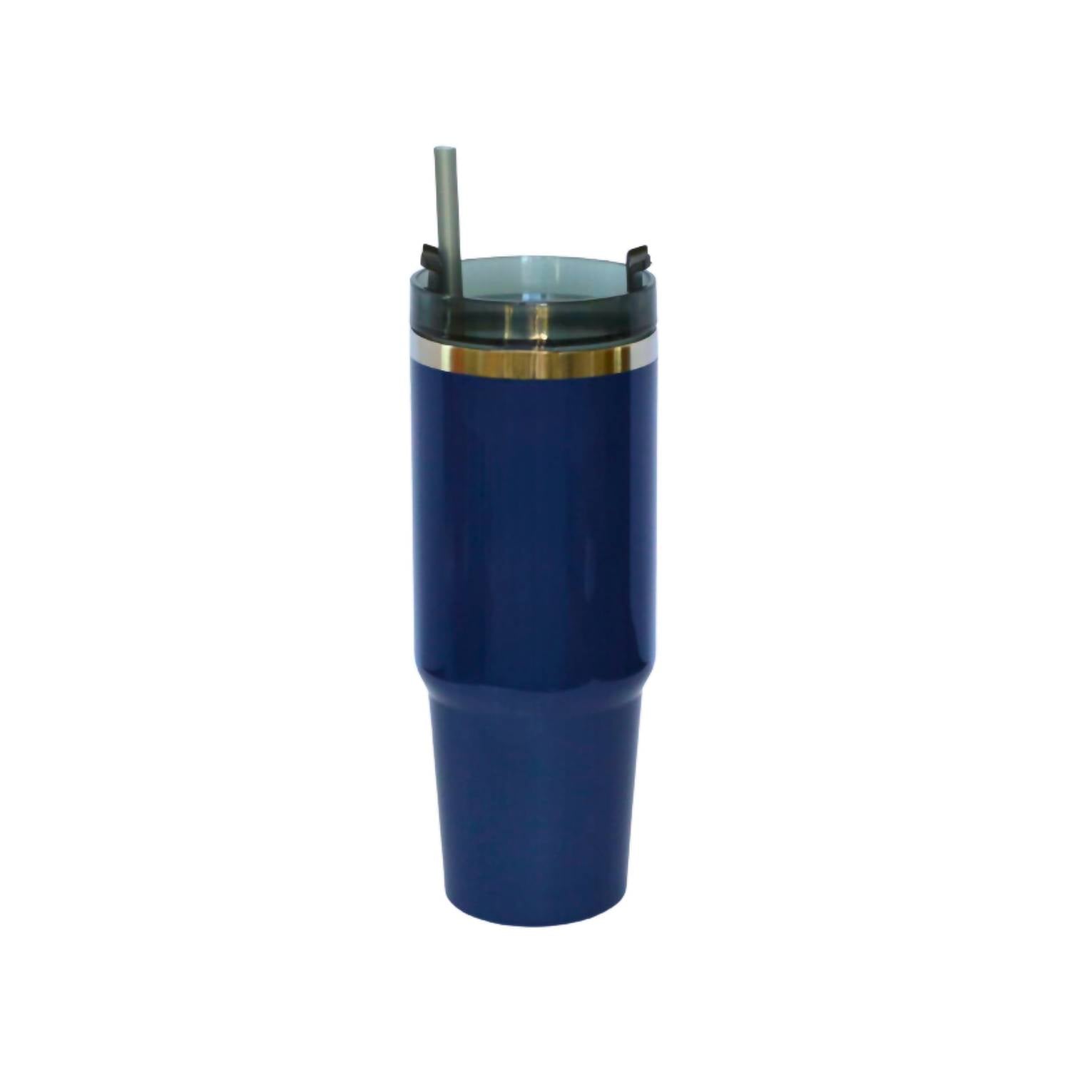 Creative Gifts International - Stainless Steel Tumbler with Straw