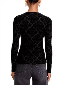 Paige - Chelle Velvet Burnout Long Sleeve