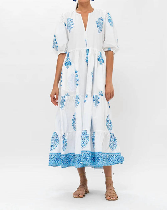 Oliphant - Puff Sleeve Maxi Dress