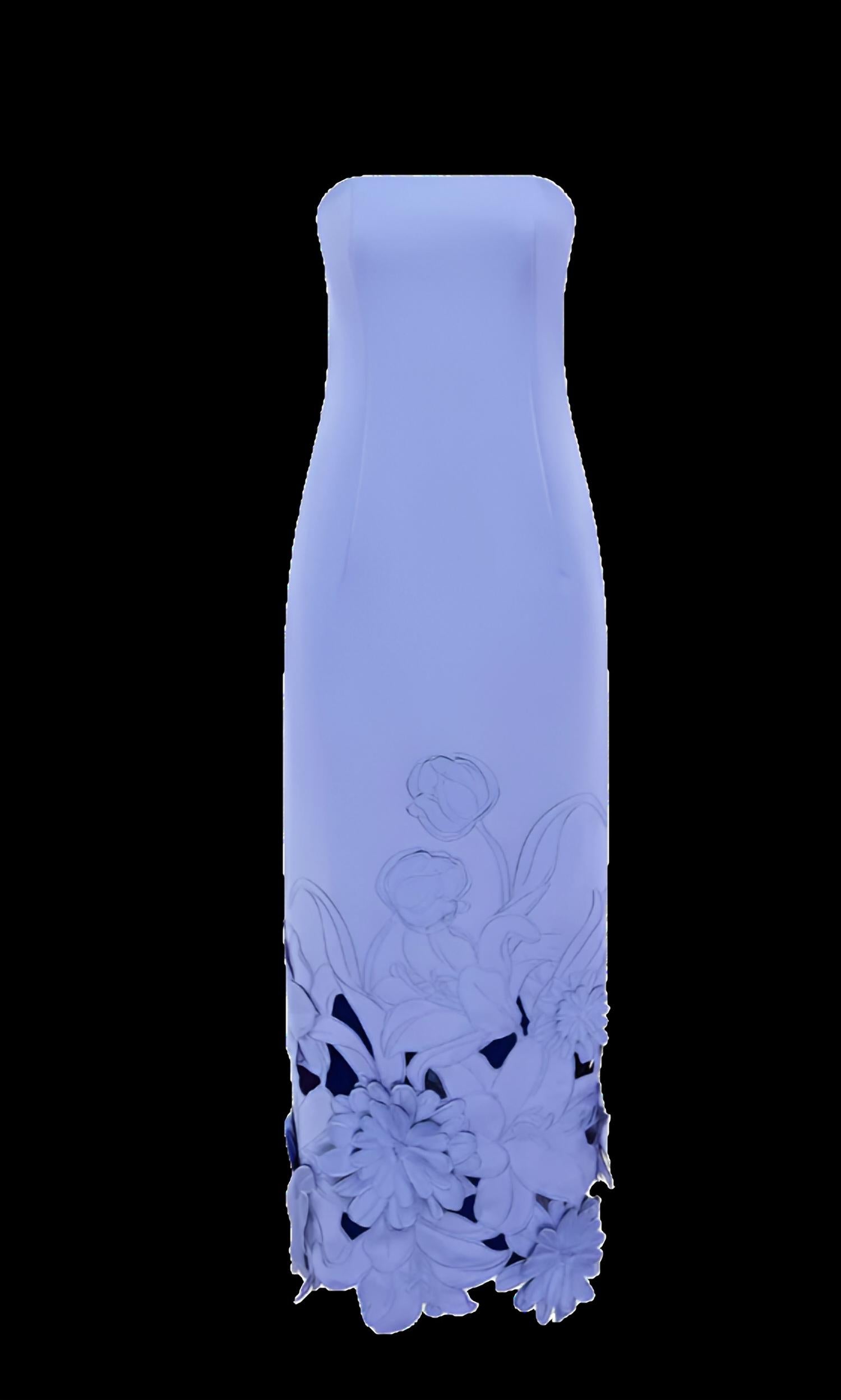 Leo Lin - Rayna Applique Bustier Maxi Dress