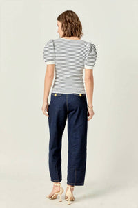 English Factory - Isabella Striped Knit Top