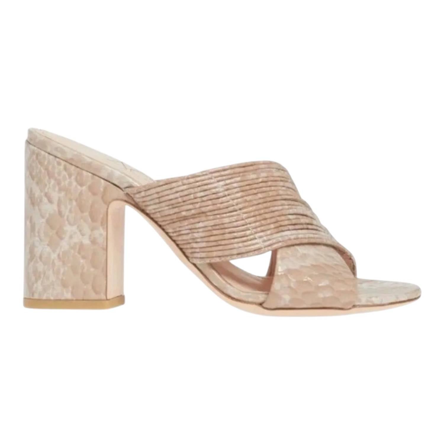 Agl - Women's Attilio Giusti Leombruni Snake Embossed Sandal