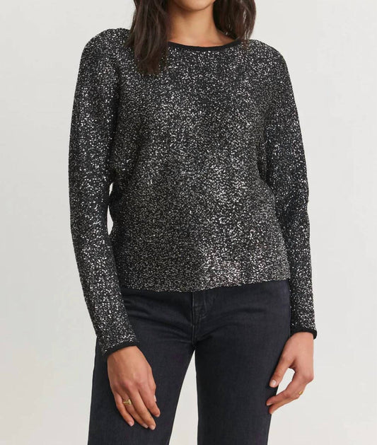 Velvet By Graham & Spencer - Opaline Tiny Sequin Top