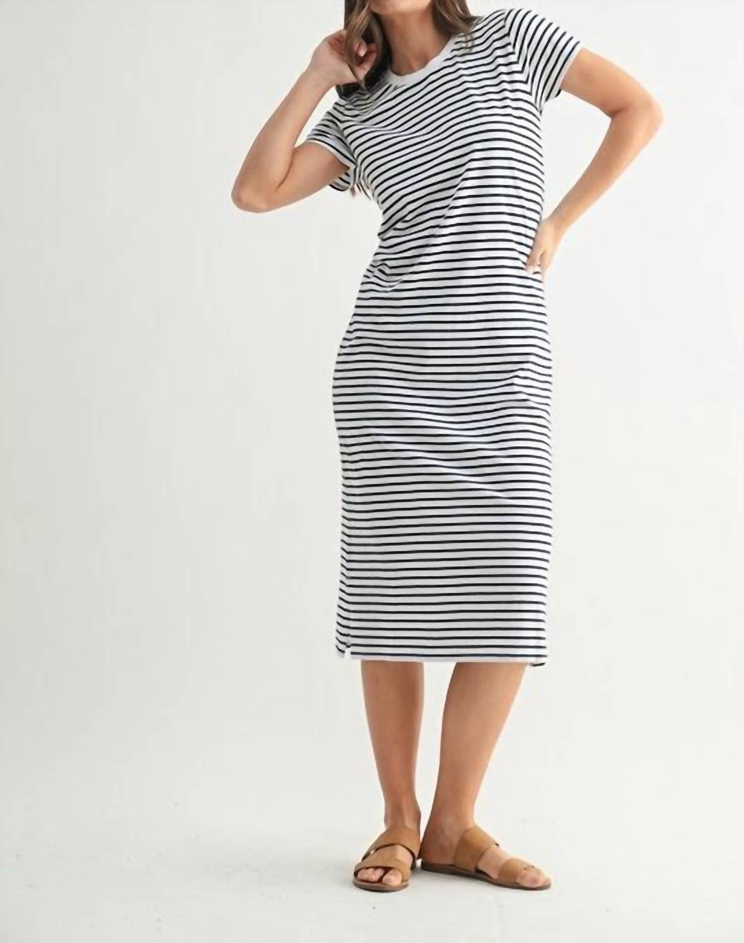 Mono B - Coastal Cotton T-Shirt Dress