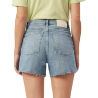 DL1961 - Women's Women's Zoie Short Relaxed Vintage Jean in droplet - women's shorts - detail view