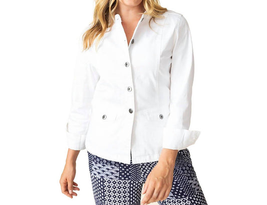 Habitat - Stretch Denim Moto Jacket