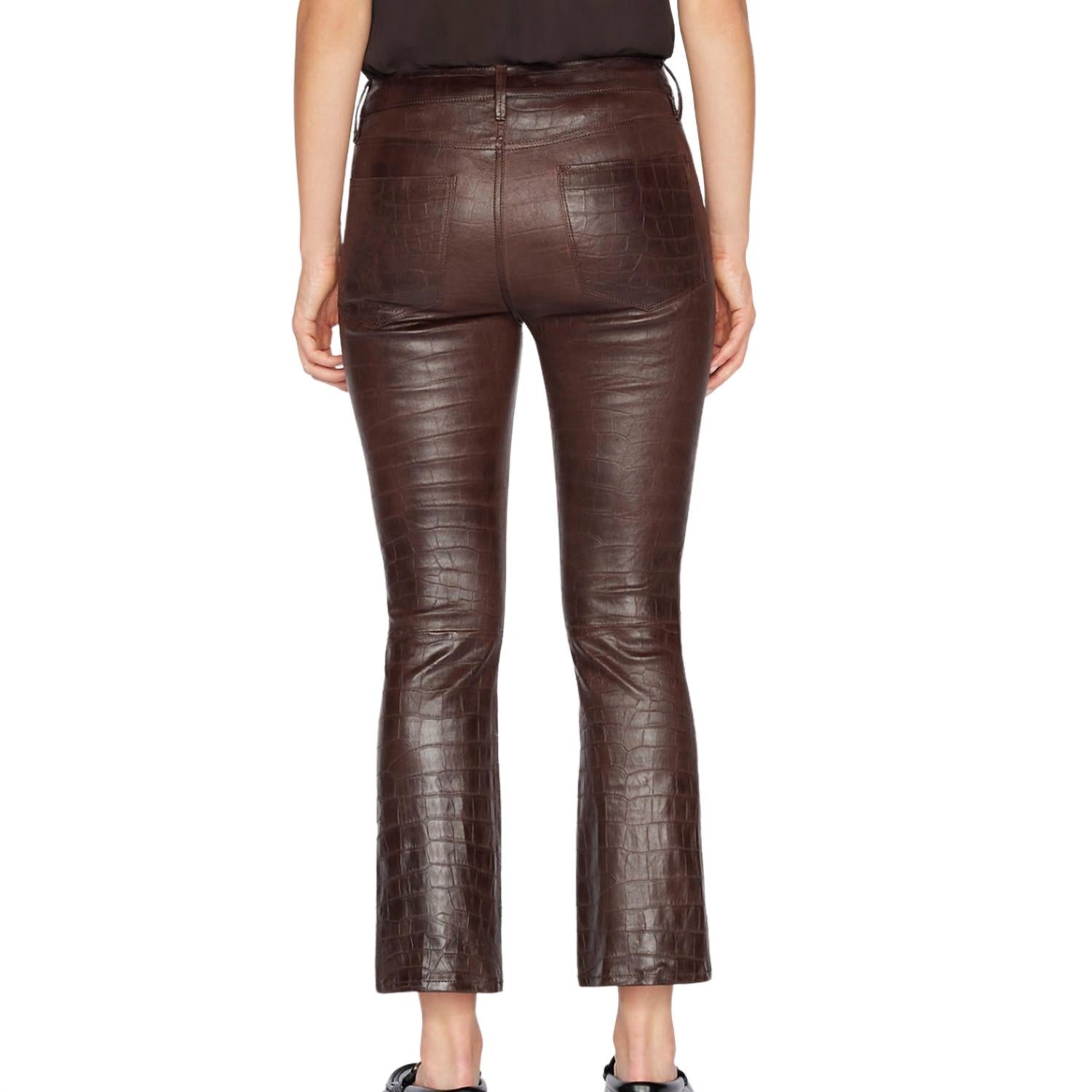 Frame - Leather Le Crop Mini Boot
